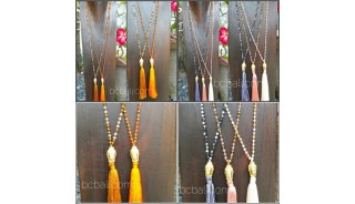 buddha head bronze crystal bead tassels necklace 50 pieces wholesale alot pack